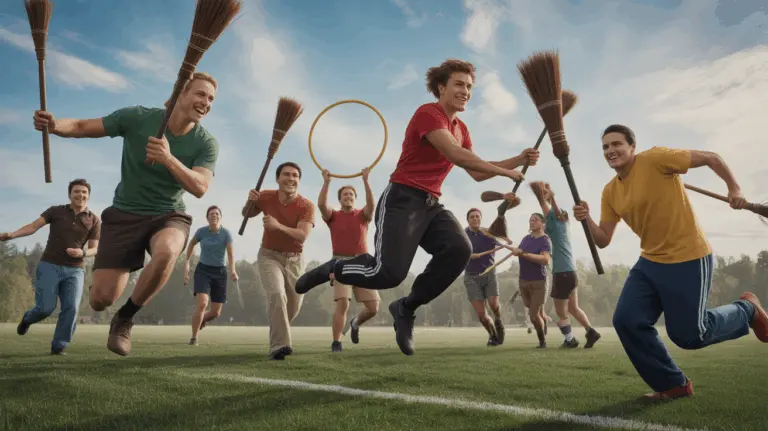 Le quidditch en vrai. « Mais vous faites comment pour le Vif d’or ? »