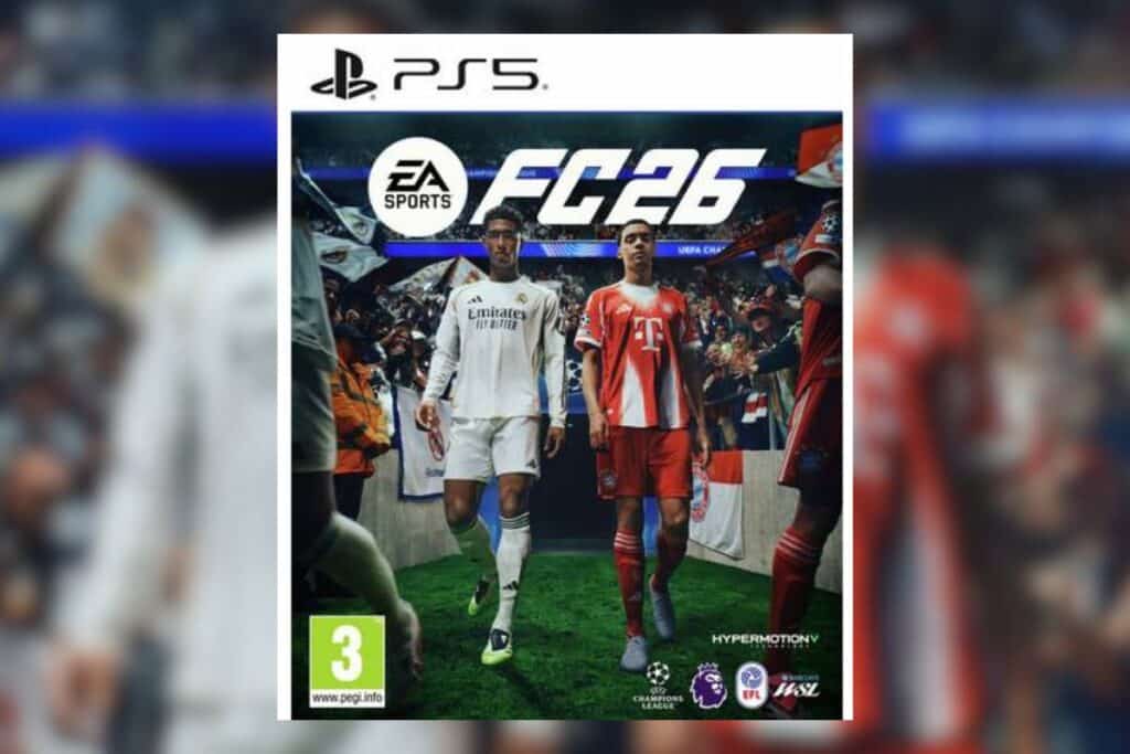 Couverture du jeu EA Sports FC 26 sur PS5.