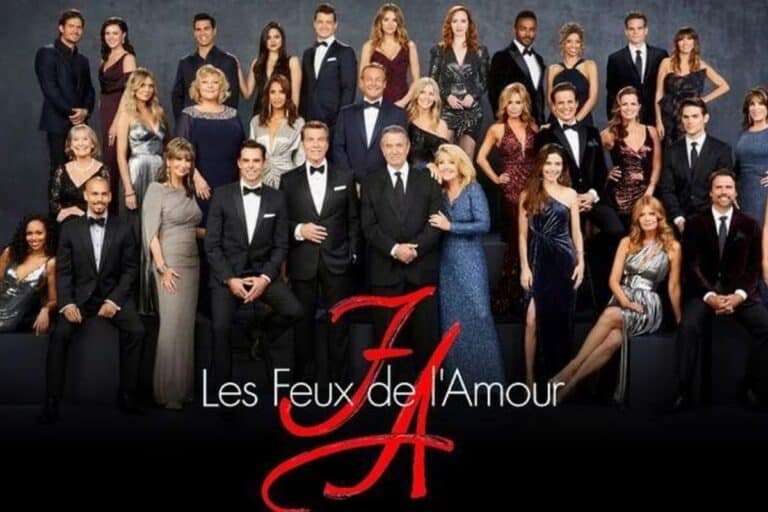 Affiche de 'Les Feux de l'Amour'.