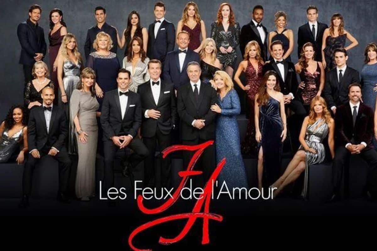 Affiche de 'Les Feux de l'Amour'.