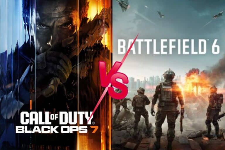 Comparaison jeux vidéo Call of Duty et Battlefield.
