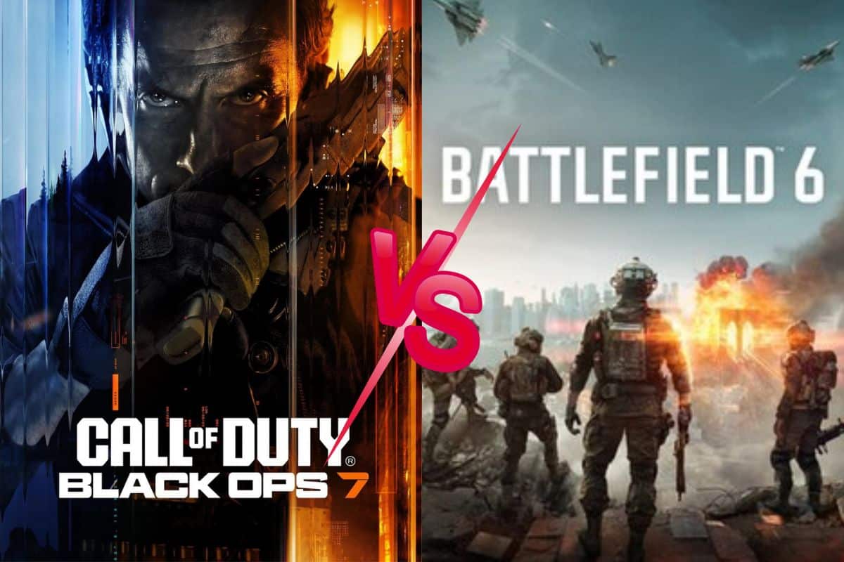 Comparaison jeux vidéo Call of Duty et Battlefield.