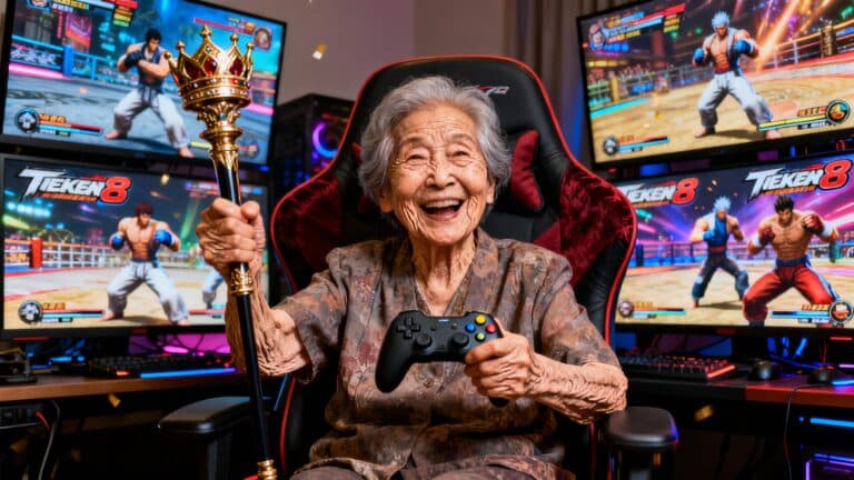 Cette grand-mère de 92 ans est la nouvelle reine de Tekken 8