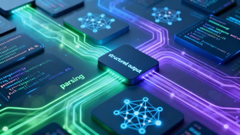 Visuel de réseau de neurones et programmation.