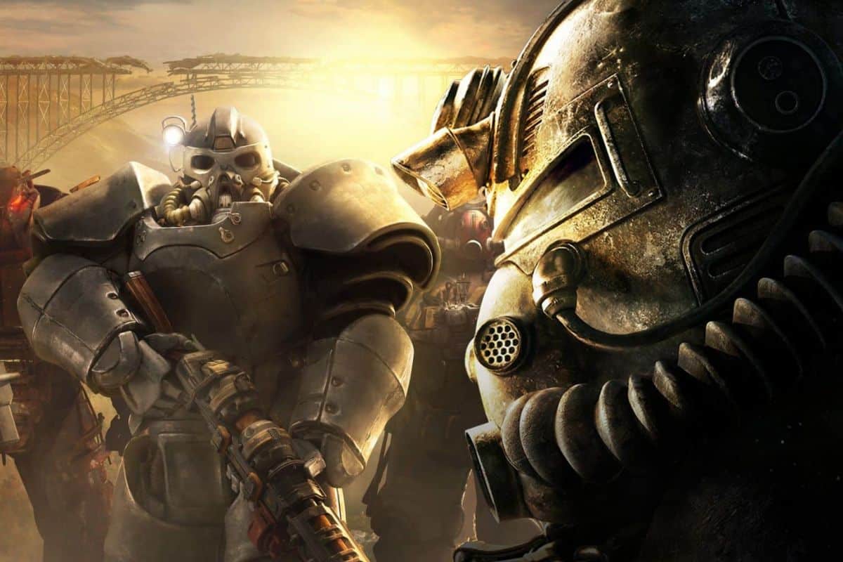 Guerriers en armure, ambiance post-apocalyptique.