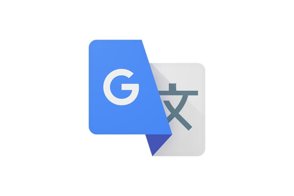 Logo Google Translate bleu et blanc