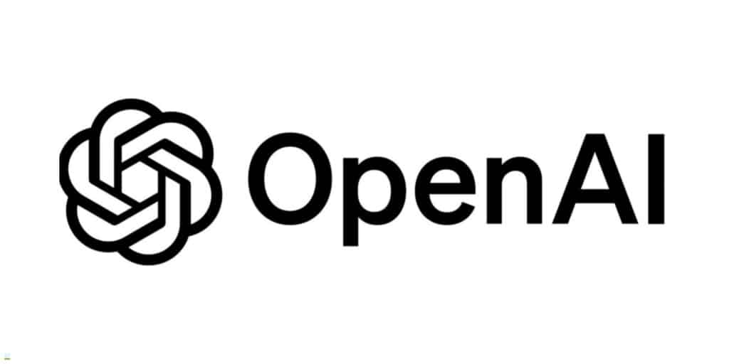 Logo noir et blanc d'OpenAI