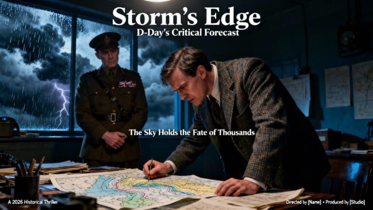 Pressure : Le thriller où le sort du Jour J se joue sur un bulletin météo avec Andrew Scott et Brendan Fraser