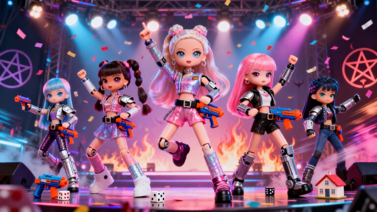 KPop Demon Hunters : Mattel et Hasbro, les rivaux de toujours, s&rsquo;allient pour une collection de jouets que tu vas vouloir