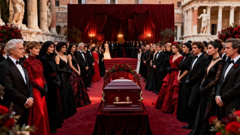 Le dernier empereur de la mode est tombé: un casting de stars pour ses funérailles à Rome