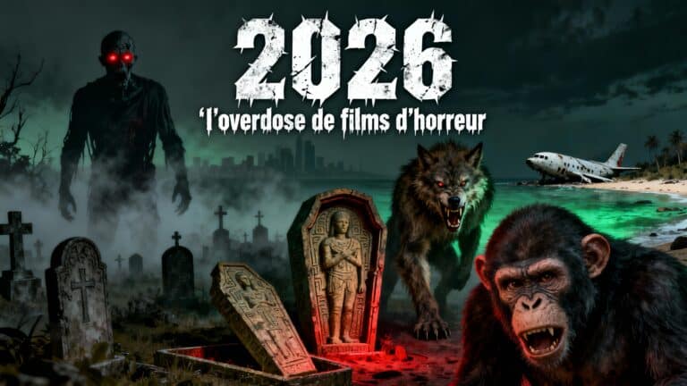 Zombie, loup, singe, tombeaux et avion, ambiance apocalypse.