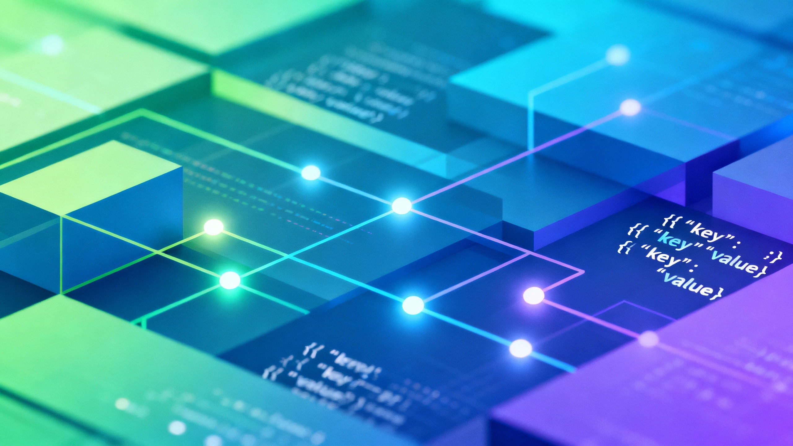 Illustration de données numériques connectées