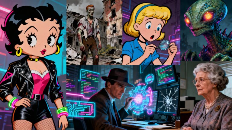 Betty Boop, Sam Spade… La pop culture passe en open bar en 2026 et ça va saigner