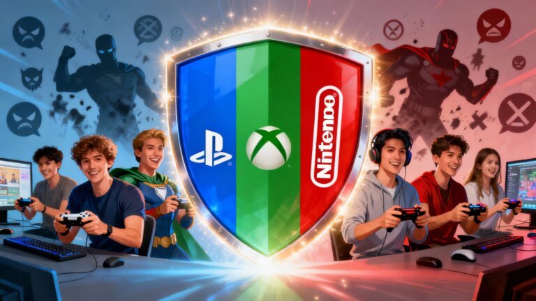 Guerre des consoles terminée ? Sony, Nintendo et Microsoft s&rsquo;allient contre un ennemi commun