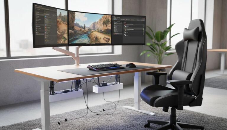 Bureau gaming ergonomique : le guide pour ne pas finir en PLS avant 30 ans
