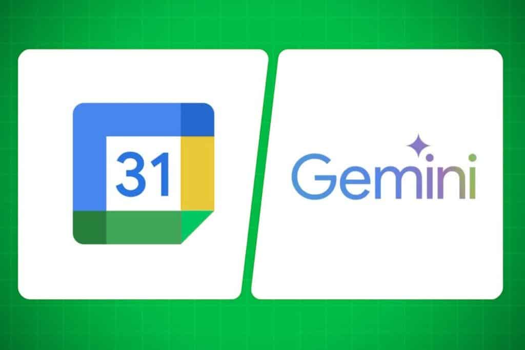 Logos de Google Agenda et Gemini