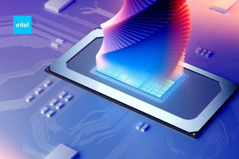 Illustration d'un processeur électronique moderne.