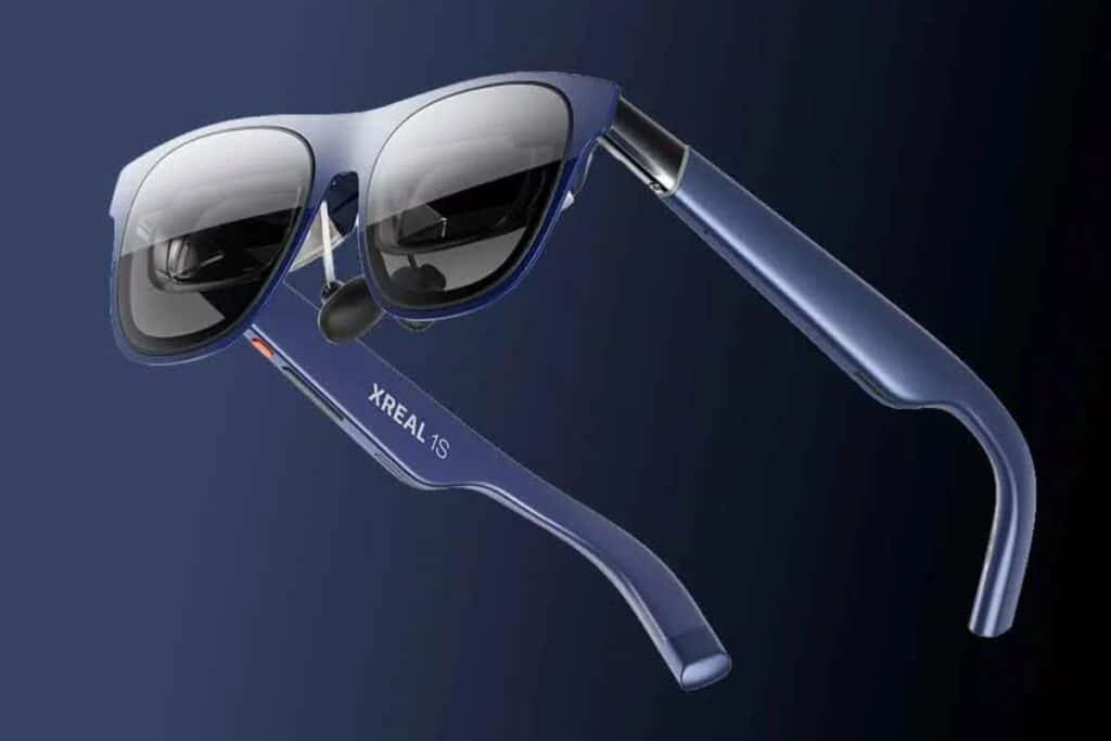 Lunettes AR stylées, modèle XREAL 1S.