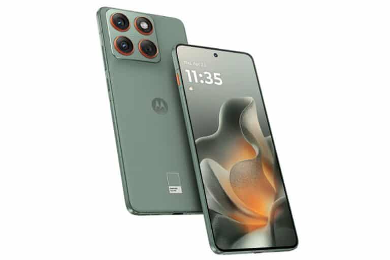 Smartphone moderne avec triple caméra arrière