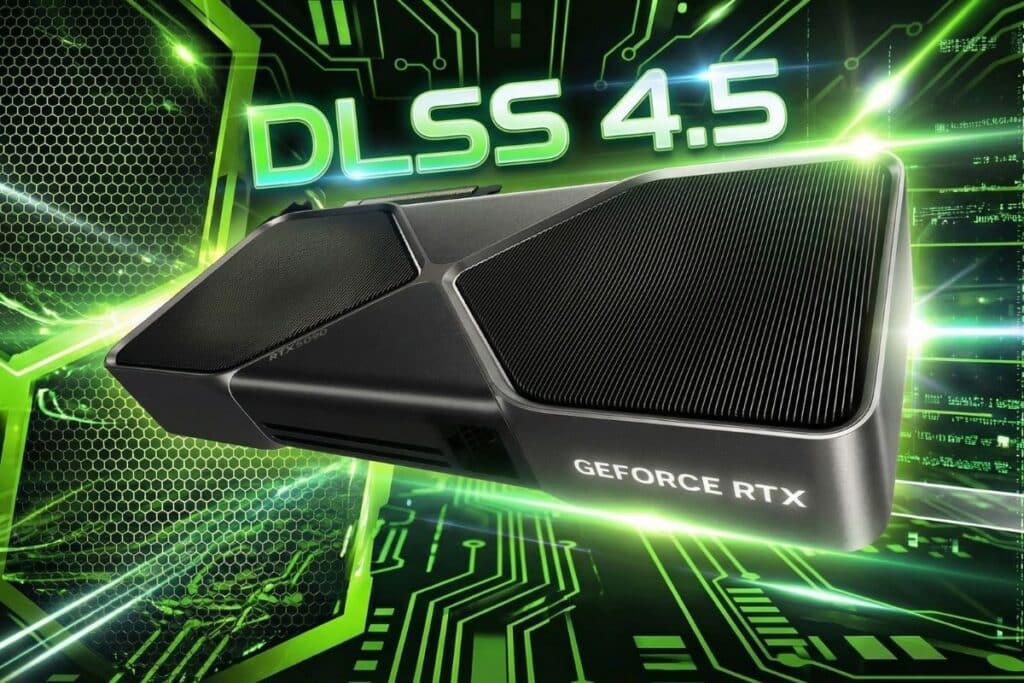 Carte graphique GeForce RTX avec DLSS 4.5.
