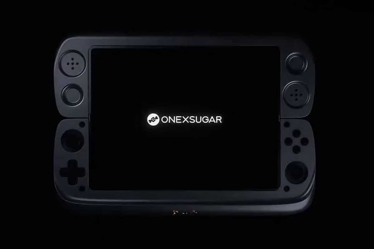 Console de jeu portable avec logo Onexsugar.