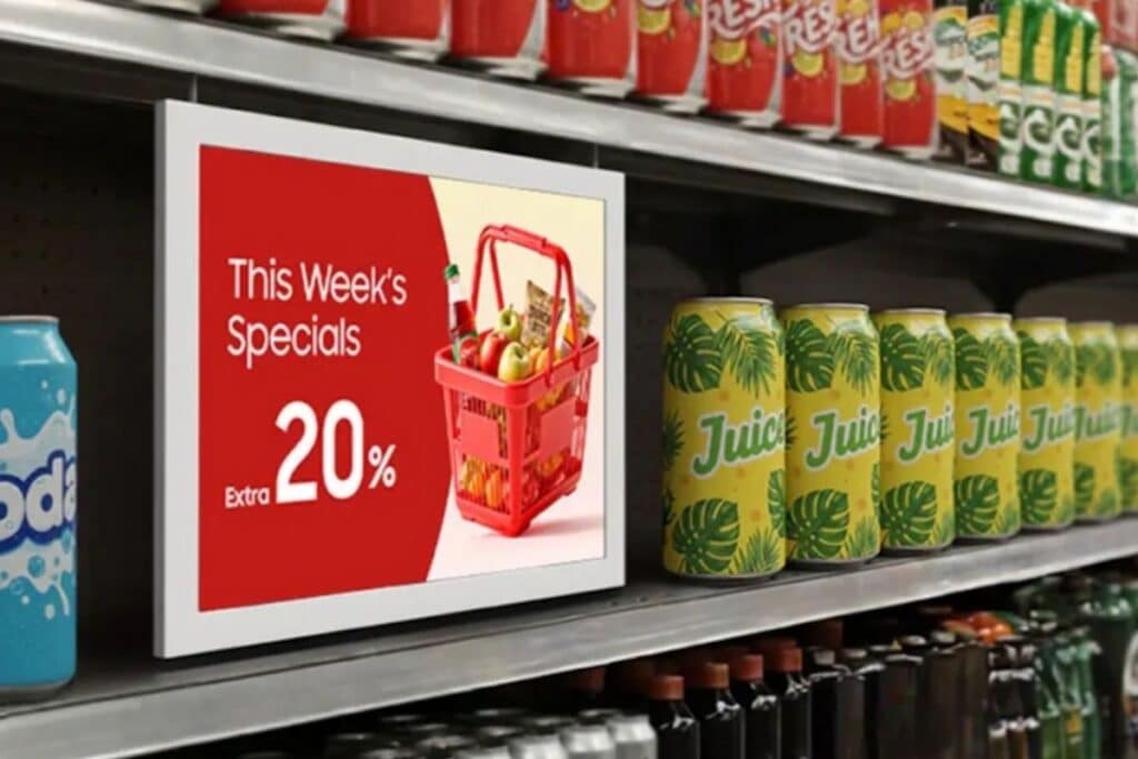 Réductions 20% cette semaine sur les boissons.