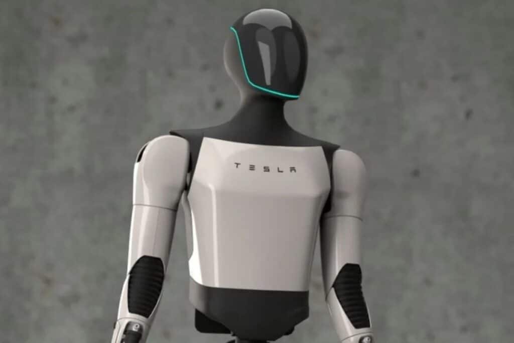 Robot humanoïde de la marque Tesla