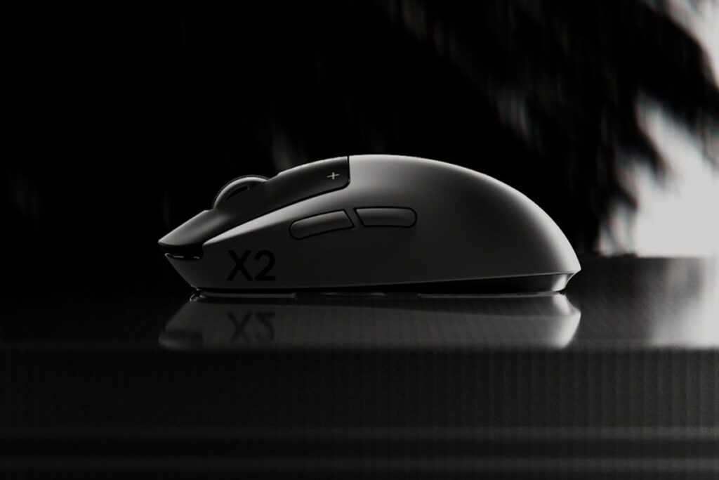 Souris sans fil X2 sur une table