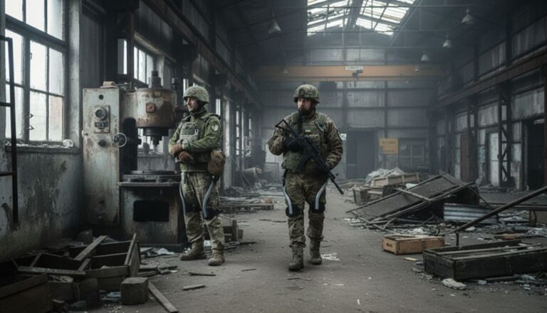 exosquelette soldat ukrainien front