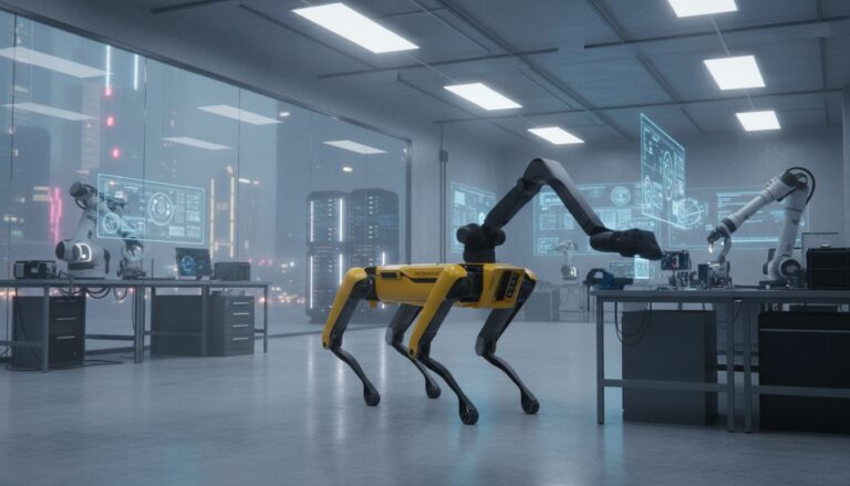 ia chiens robots armes