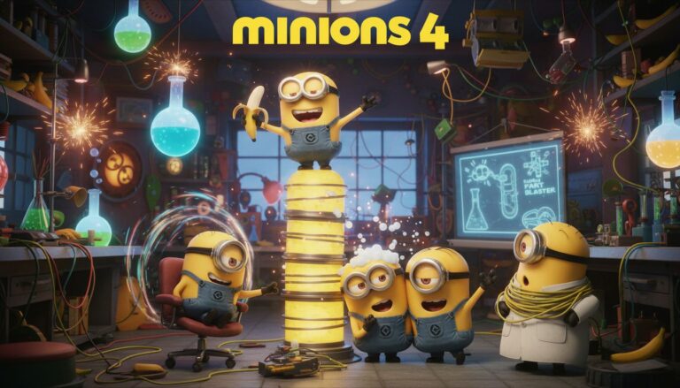 illumination minions rire enfants