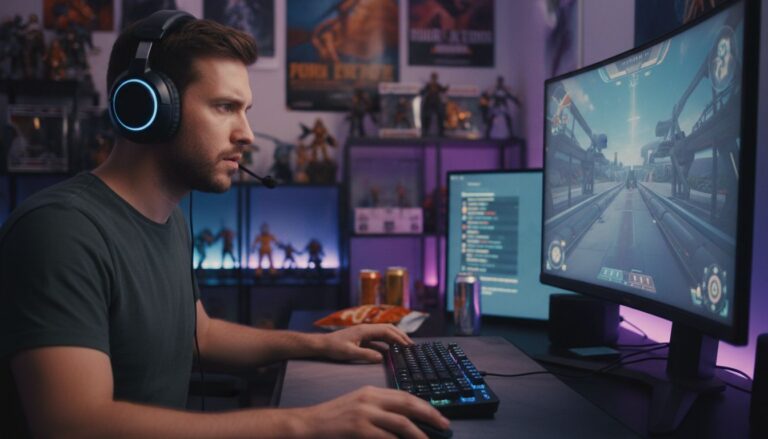 joueur concentration intense