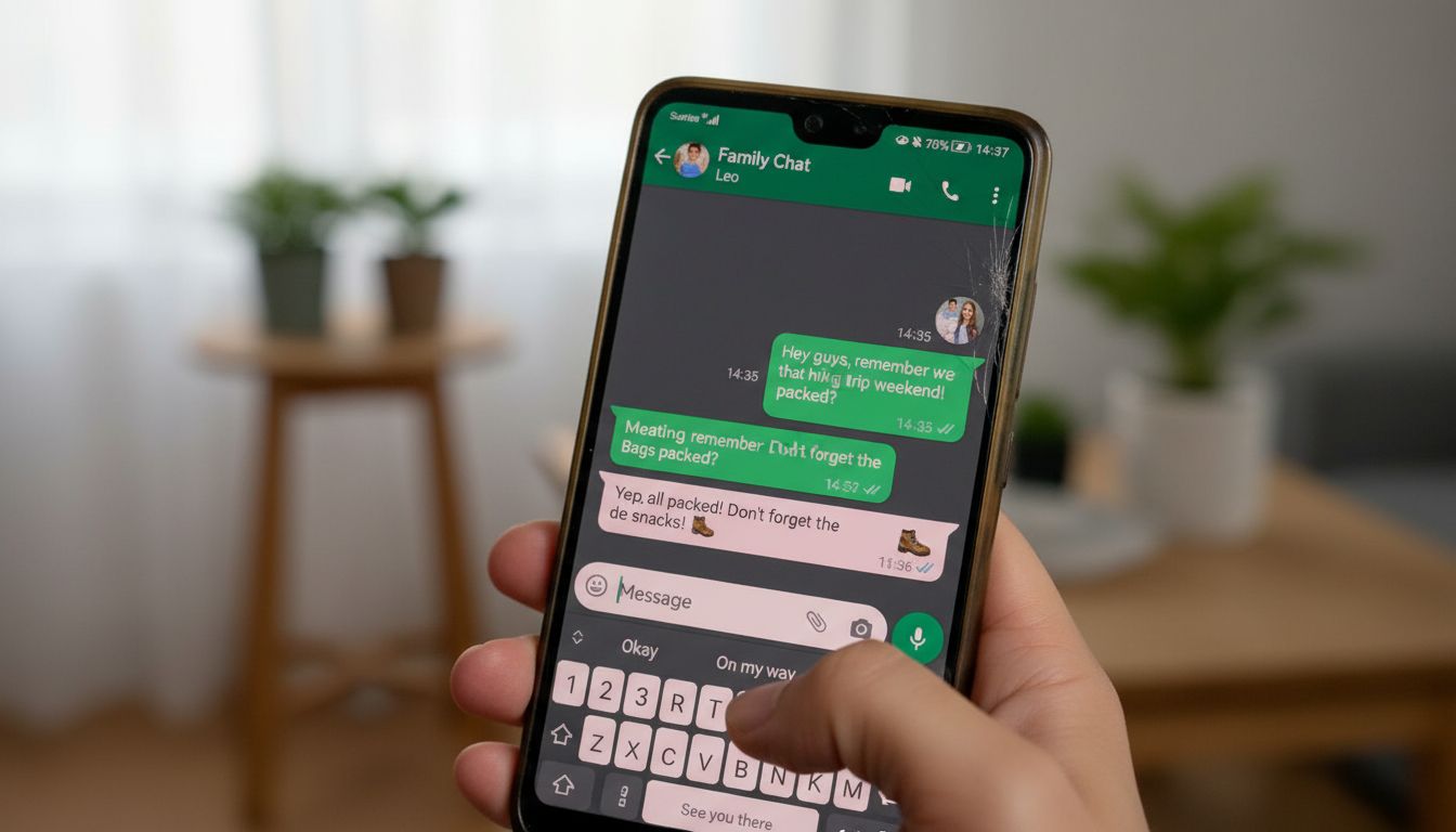 message whatsapp silence lire