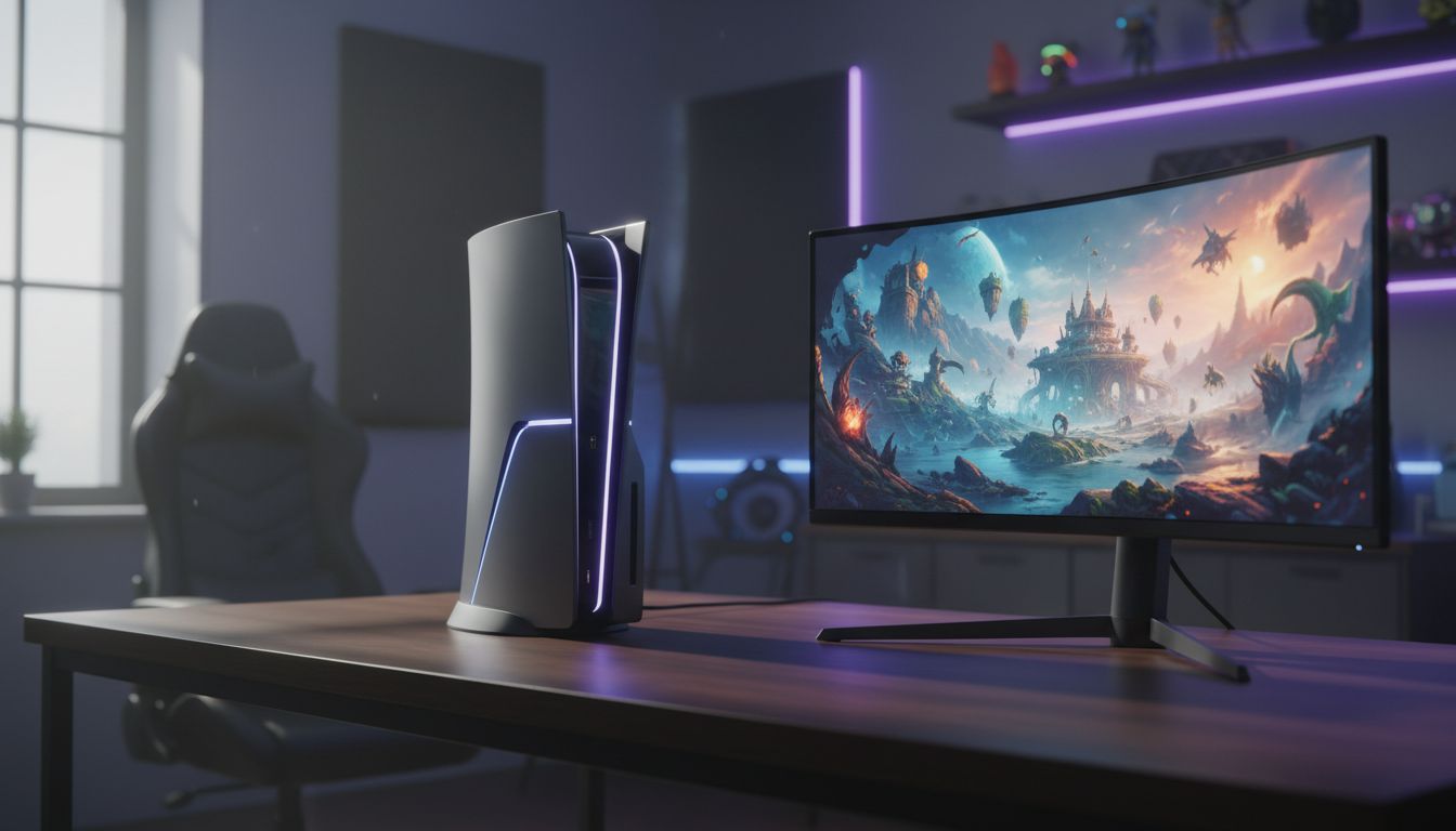 console gaming futuriste