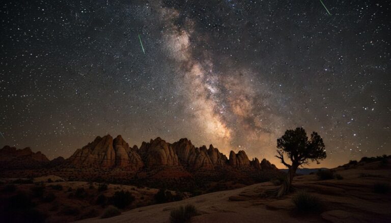etoiles filantes visible nuit