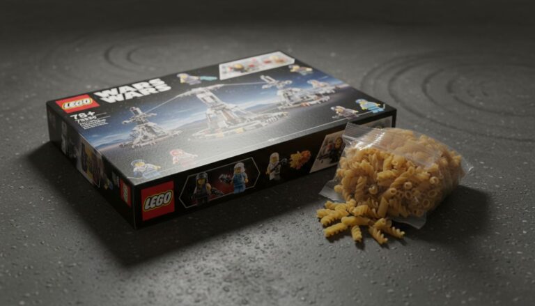 lego pates boite realiste