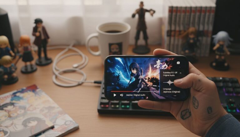 main smartphone anime controle
