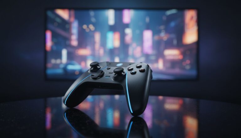 manette jeu sombre ville