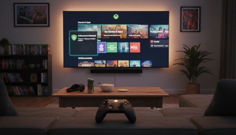 salon gamer xbox dashboard