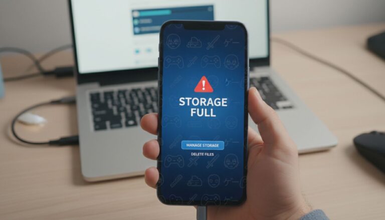 telephone stockage ficher transfert