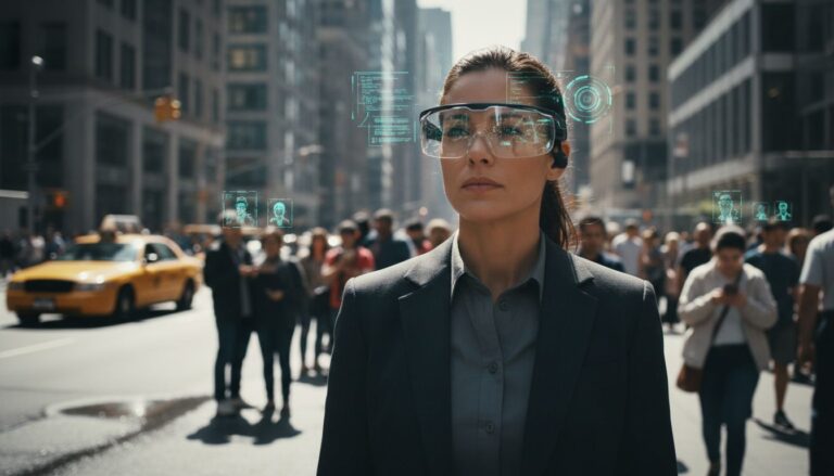 agent futuriste surveillance urbaine