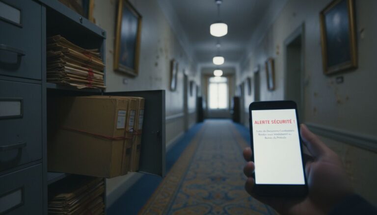 bureau gouvernement inquietude smartphone