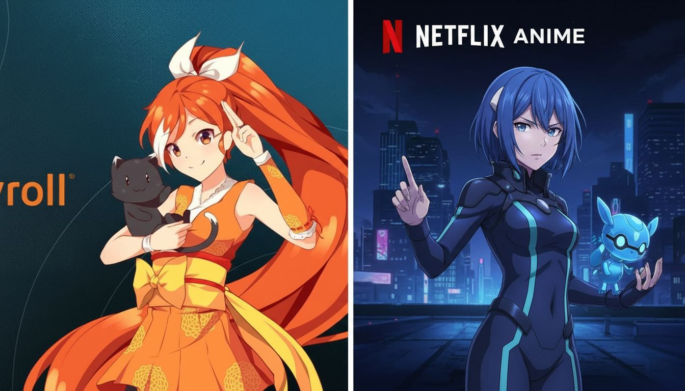crunchyroll netflix guerre