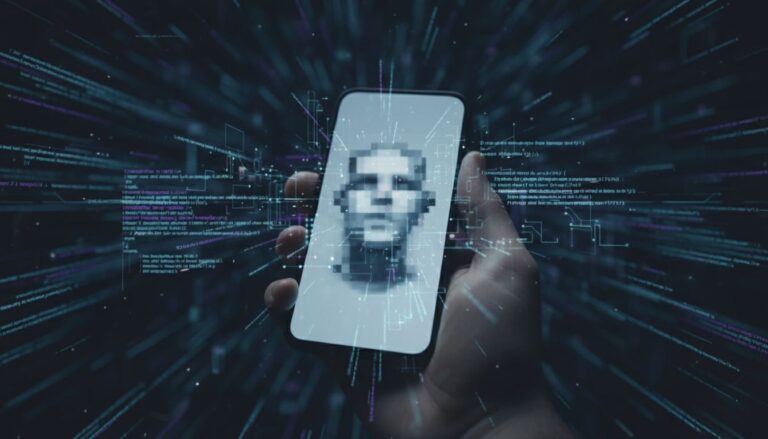 main smartphone pixelisee numerique