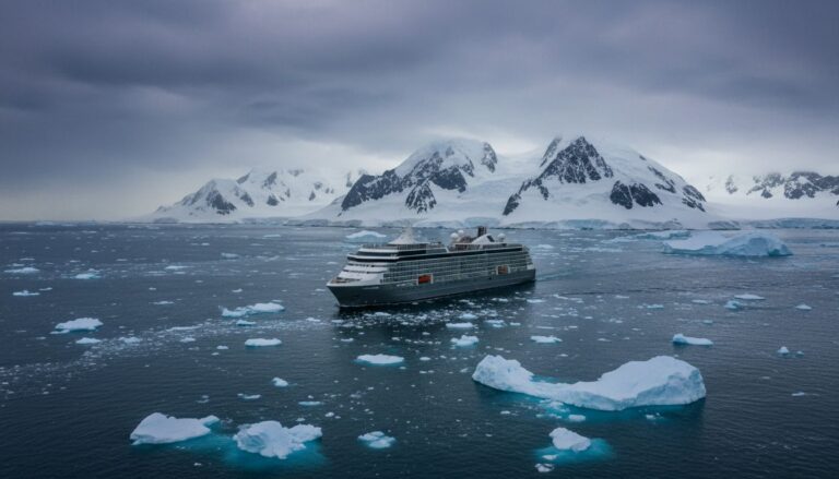 navire arctique glace tempete