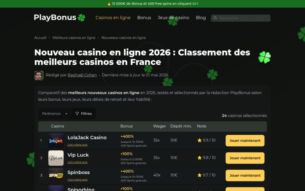 playbonus