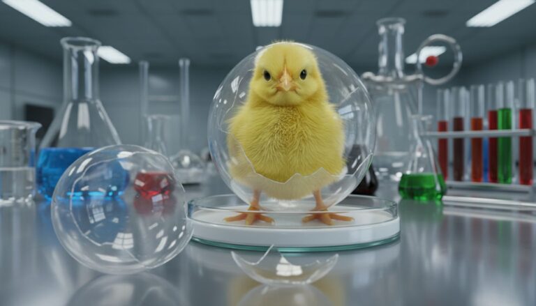 poussin eclosion laboratoire