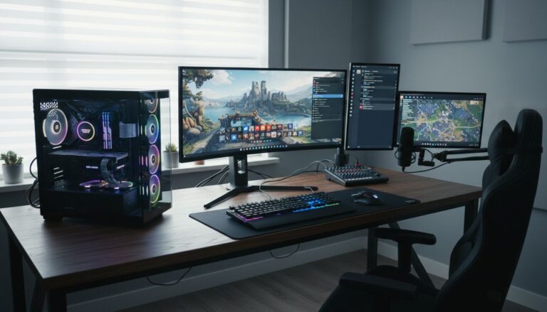 setup gamer performance