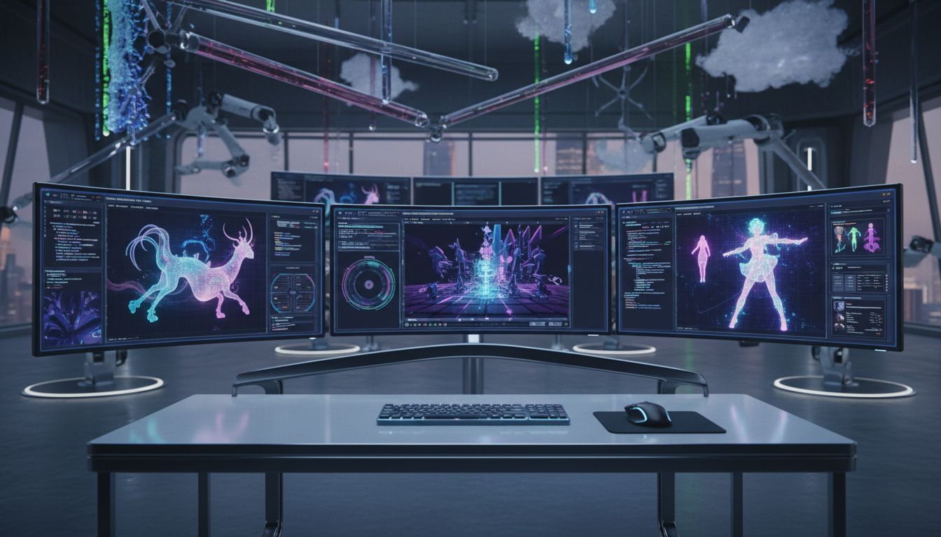studio animation futuriste