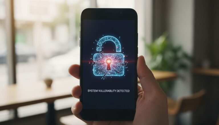 ecran casse vulnerabilite smartphone
